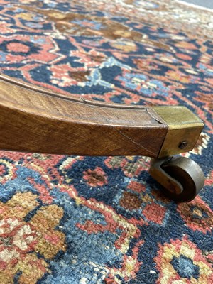 Lot 111 - A late George III rosewood banded exotic specimen wood octagonal breakfast table