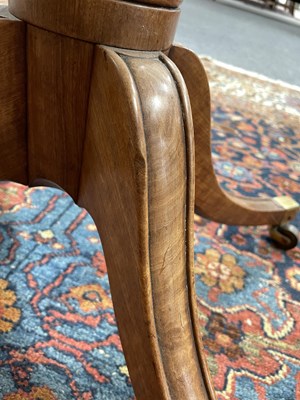 Lot 111 - A late George III rosewood banded exotic specimen wood octagonal breakfast table