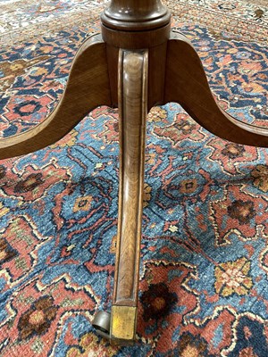 Lot 111 - A late George III rosewood banded exotic specimen wood octagonal breakfast table