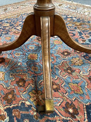 Lot 111 - A late George III rosewood banded exotic specimen wood octagonal breakfast table