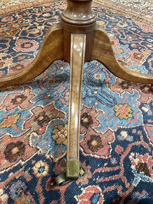 Lot 111 - A late George III rosewood banded exotic specimen wood octagonal breakfast table