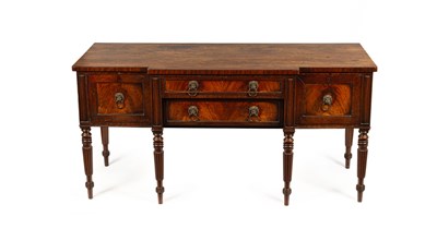 Lot 107 - A George IV mahogany breakfront sideboard
