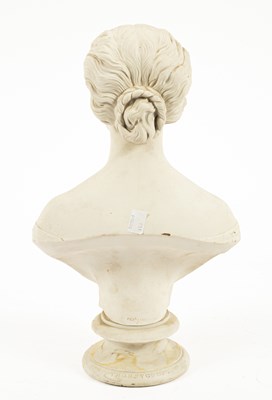 Lot 35 - A Copeland Parian bust of HRH Princess Alexandra