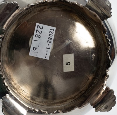 Lot 72 - A George IV silver coffee pot
