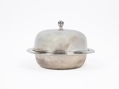 Lot 12 - A silver muffin warmer