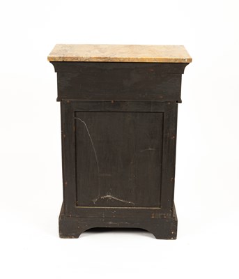 Lot 51 - A pair of Napoleon III calamander pier cabinets