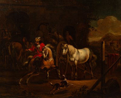 Lot 500 - Follower of Dirck Stoop (circa 1615–1686)