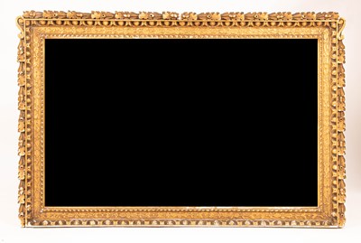 Lot 51 - A giltwood and gilt gesso overmantel mirror