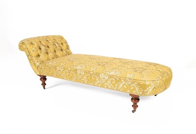 Lot 77 - A Victorian chaise longue