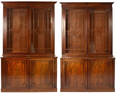Lot 610 - A George IV mahogany bookcase