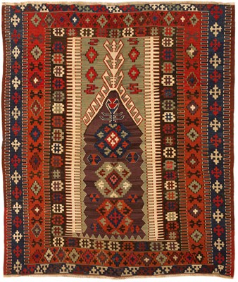 Lot 365 - An Obruk Prayer kilim