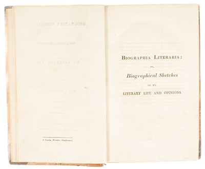 Lot 774 - Coleridge (Samuel Taylor)