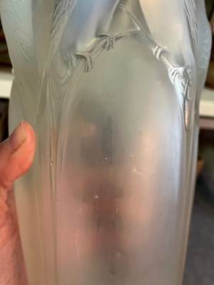 Lot 240 - A Lalique Ceylan pattern vase
