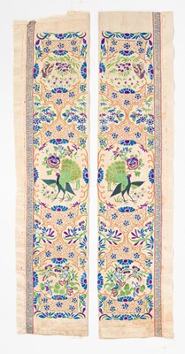 Lot 153 - A pair of Chinese sleeve bands