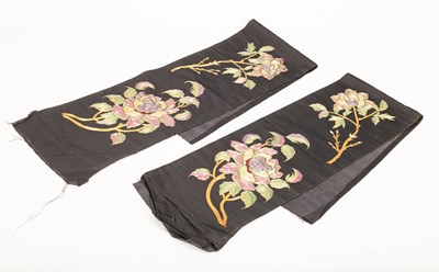 Lot 104 - A pair of Chinese sleeve bands
