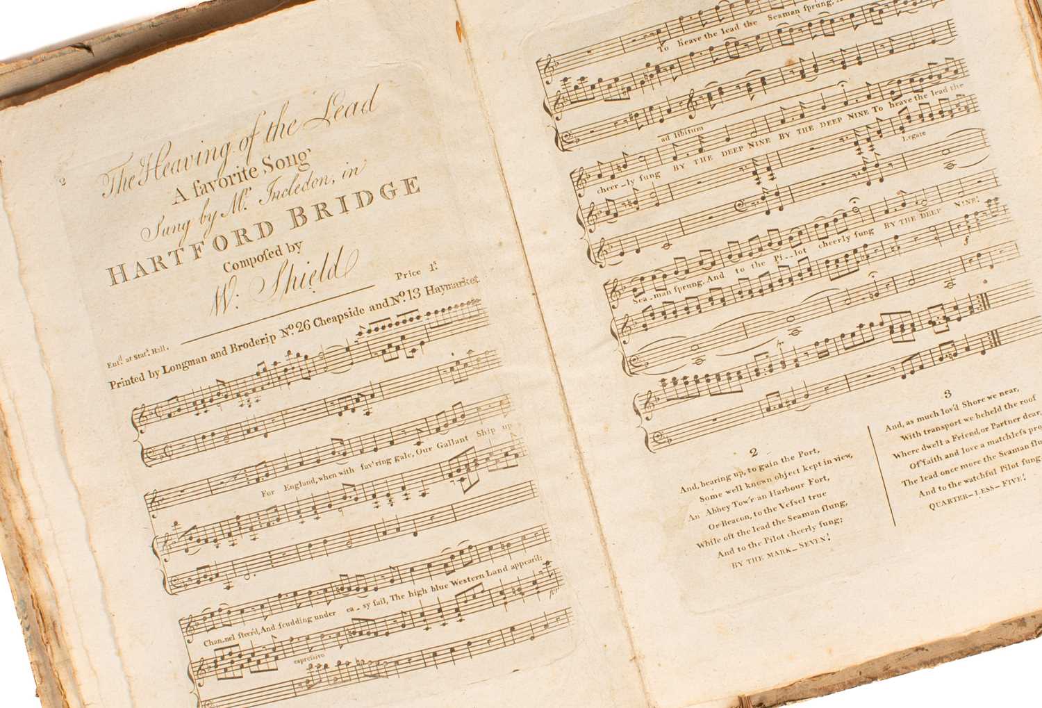 Lot 758 - A folio album of private bound 18th & 19th Century sheet music and others