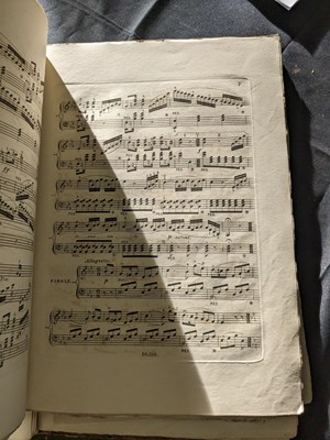 Lot 758 - A folio album of private bound 18th & 19th Century sheet music and others