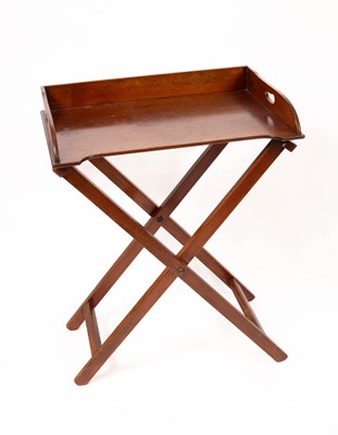 Lot 637 - A 19th Century mahogany butler's tray