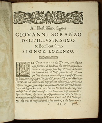 Lot 11 - Tasso (Torquato) La Gerusalemme Liberata