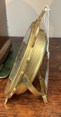 Lot 741 - A Dent gilt metal strut clock