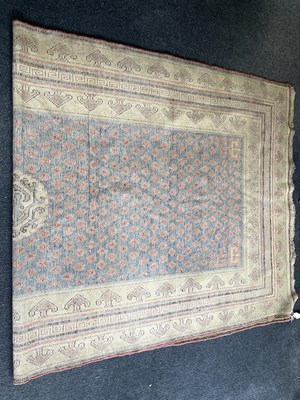 Lot 296 - A Khotan long rug