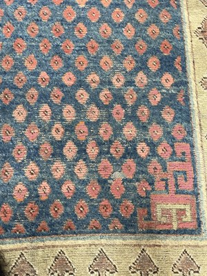 Lot 296 - A Khotan long rug