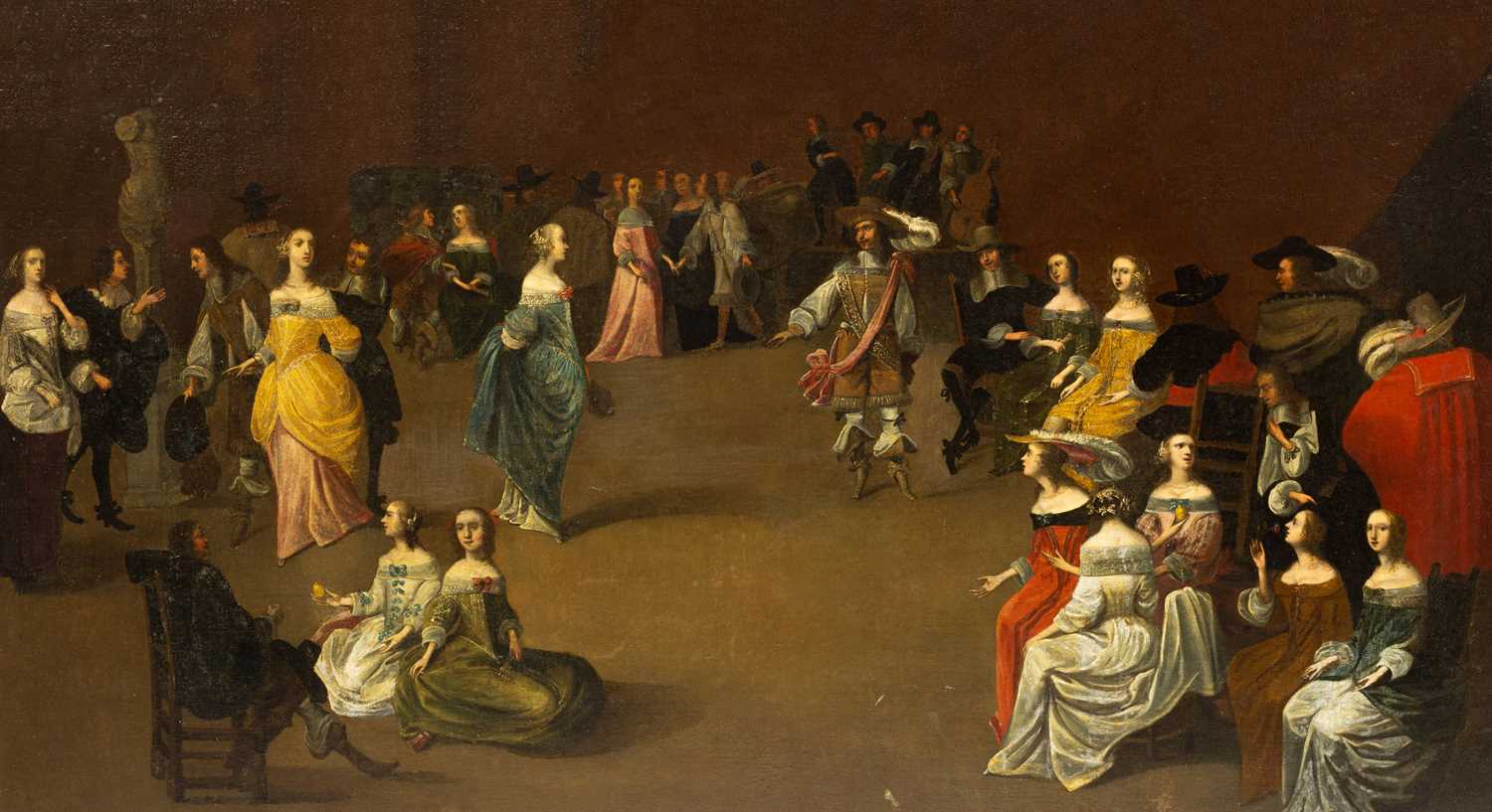 Lot 95 - Follower of Hieronymous (Den Danser) Janssens (1624-1693)