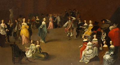 Lot 95 - Follower of Hieronymous (Den Danser) Janssens (1624-1693)