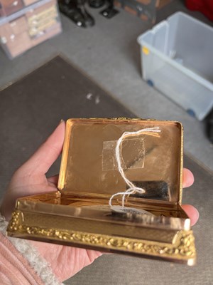 Lot 343 - Royal Interest: A French gold and diamond royal presentation portrait snuffbox