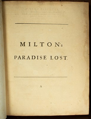 Lot 28 - Milton (John) Paradise Lost & Works