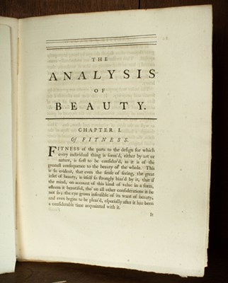 Lot 37 - Hogarth (William) The Analysis of Beauty