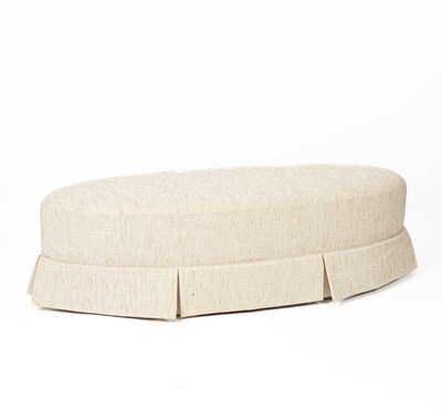 Lot 562 - A large oval Ottoman type stool