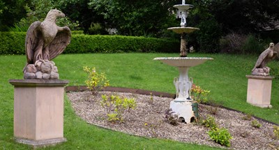 Lot 10 - A pair of Tritonstone Harrow Eagles
