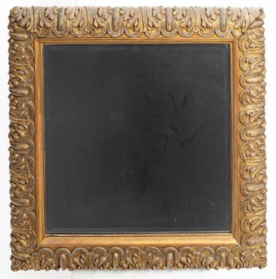 Lot 220 - A gilt framed wall mirror