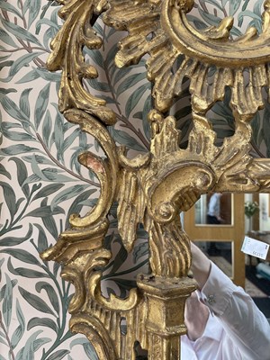 Lot 510 - A pair of gilt wall mirrors