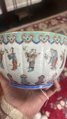 Lot 569 - A Chinese famille rose bowl