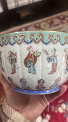 Lot 569 - A Chinese famille rose bowl