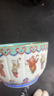 Lot 569 - A Chinese famille rose bowl