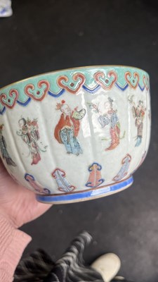 Lot 569 - A Chinese famille rose bowl