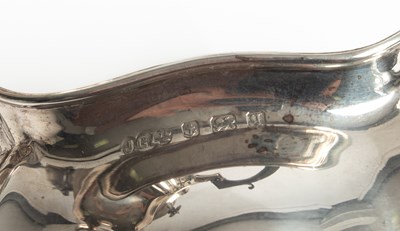 Lot 5 - A bachelor's three-piece silver tea set