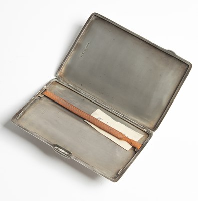 Lot 21 - A silver cigarette case