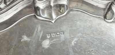 Lot 44 - A silver salver