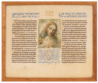 Lot 427 - Adams (Cuthbert Harry) The Head of Christ by Leonardo da Vinci