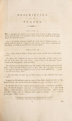 Lot 272 - Lysons (Samuel) A Collection of Gloucestershire Antiquities