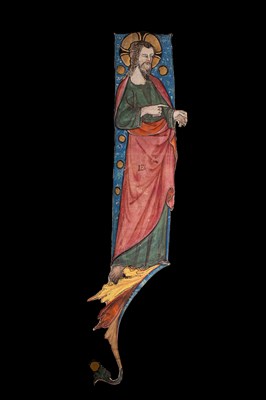 Lot 434 - Christ, in a large initial [Italy (Naples), circa 1325]