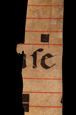 Lot 434 - Christ, in a large initial [Italy (Naples), circa 1325]