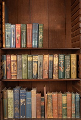 Lot 492 - A collection of pictorial cloth bindings