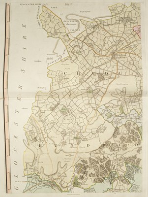 Lot 414 - Davis (Richard) A New Map of the County of Oxford from an Actual Survey