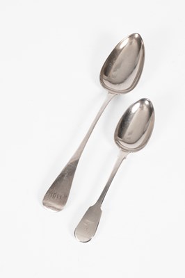 Lot 44 - A George III silver serving spoon
