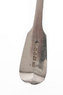 Lot 44 - A George III silver serving spoon